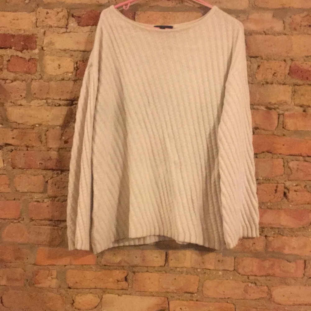 Cream sweater